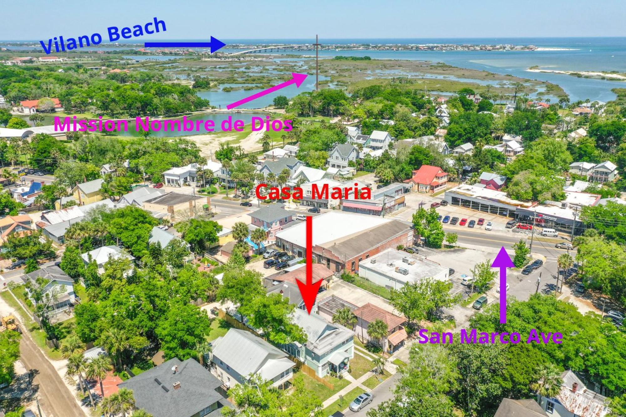 Casa Maria 2- Charming, Quaint Apt Next To Everything Downtown! เซนต์ออกัสติน ภายนอก รูปภาพ